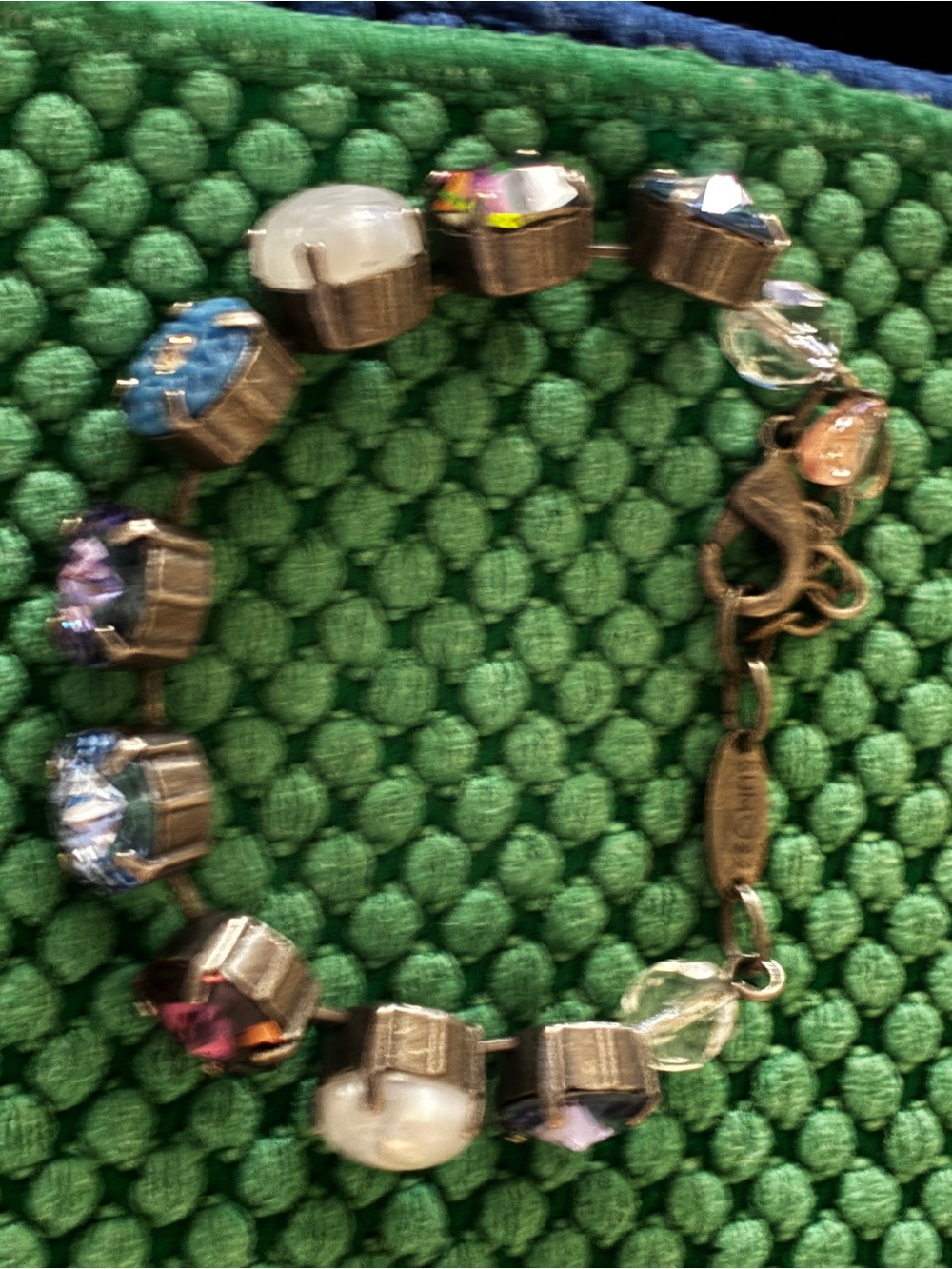 Sabika’s Vintage-Inspired Multicolor SwarovskiCrystal Bracelet